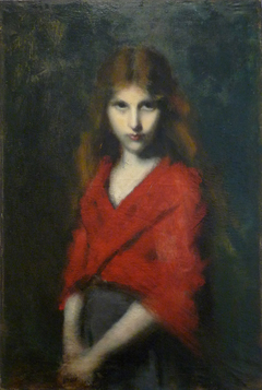 La frileuse by Jean-Jacques Henner