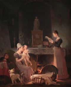 La Lecture d'une lettre by Marguerite Gérard