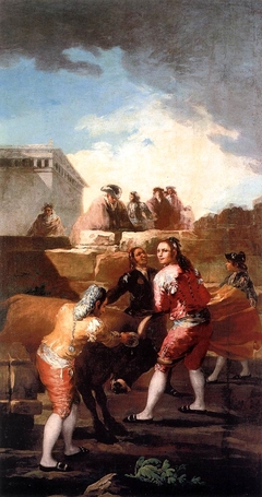 La Novillada by Francisco de Goya