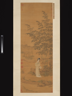 Lady in a Bamboo Grove by Qiu Ying