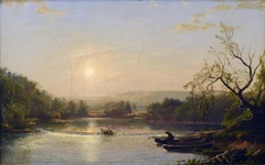 Landscape Scene Near Bethlehem, Pennsylvania by DeWitt Clinton Boutelle