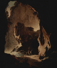 Landscape with a Grotto by Philipp Peter Roos