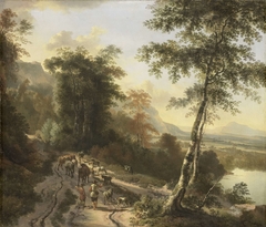 Landscape with Drovers by Jan Hackaert