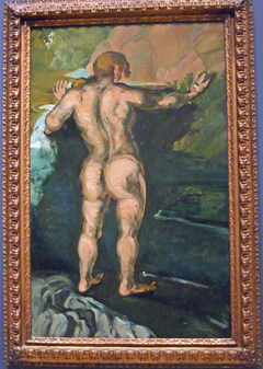 Le Baigneur au rocher by Paul Cézanne