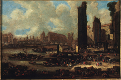 Le Pont-Neuf, la Cité, la Tour et la Porte de Nesle, vers 1650 (P779) by Pieter Casteels III