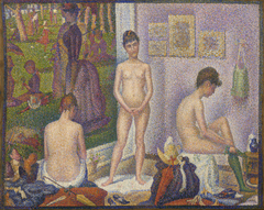 Les Poseuses by Georges Seurat