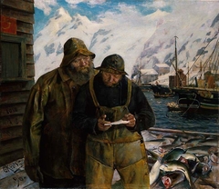 Letter from Home by Christian Krohg