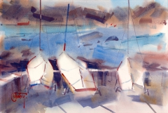 Ligurian Boats (2) by Daniel Novotny