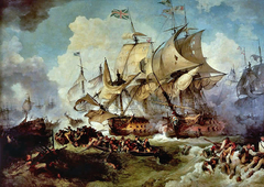 Lord Howe's action, or the Glorious First of June by Philip James de Loutherbourg