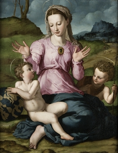 Madonna and Child with Saint John the Baptist by Agnolo Bronzino