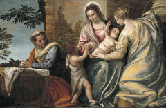 Madonna and Child with St. Elizabeth, the Infant St. John the Baptist by Paolo Veronese