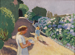 Malon et les hortensias by Maurice Denis