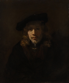 Man in a Beret by Style of Rembrandt