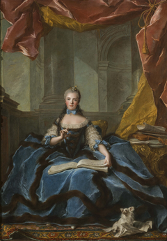 Marie-Adélaïde de France, dite Madame Adélaïde by Jean-Marc Nattier