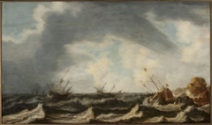 Marine landscape by Willem van Diest