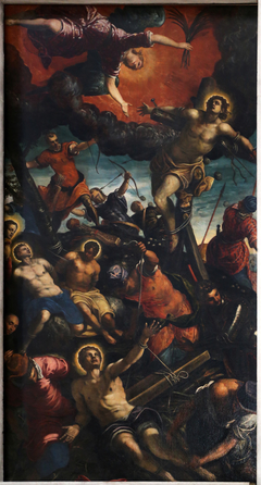 Martyrdom of saints Cosma and Damian by Domenico Tintoretto