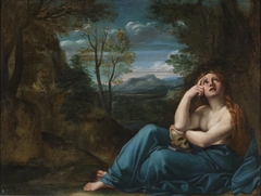 Mary Magdalene in a landscape by Annibale Carracci