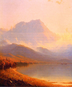 Morning in the Adirondacks by Sanford Robinson Gifford