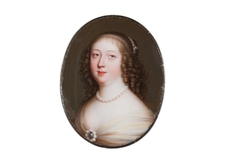 Mrs Jane Midleton, hovdam vid Karl II:s hov, England by Jean Petitot