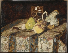 Nature morte au pichet blanc by Adolphe Joseph Thomas Monticelli