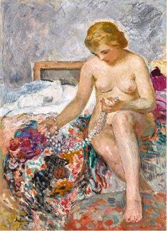 Nu au Coliier de perles by Henri Lebasque