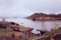 Oban Bay by Hans Gude