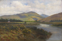 On the Mataura River by Frank Brookesmith