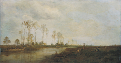 On the Thaya near Lundenburg (Břeclav) I by Emil Jakob Schindler