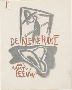 Ontwerp voor boekband van De Kleine Rudolf door Aart van der Leeuw by Leo Gestel