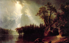 Passing Storm over the Sierra Nevada by Albert Bierstadt