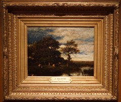 Paysage avec cours d'eau by Jules Dupré