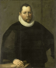 Pieter Jansz Kies (c 1536-97). Burgomaster of Haarlem by Cornelis Cornelisz. van Haarlem