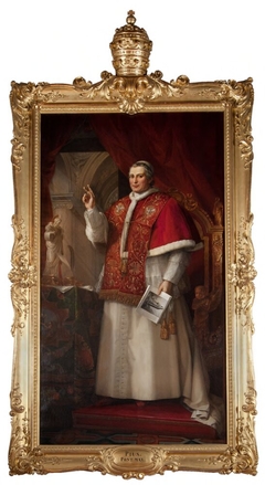 Pius IX (1792-1878), påve (hette tidigare greve Giovanni Maria Mastai-Ferretti) by Sofia Adlersparre