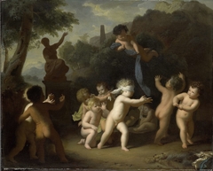 Playing Putti by Hendrik van Limborch