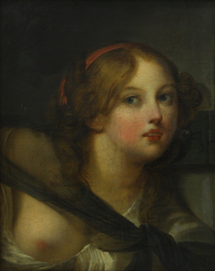 Portrait of a girl by Jean-Baptiste Greuze