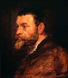 Portrait of a man in fur coat by Peter Paul Rubens