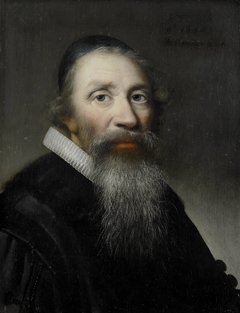 Portrait of a man, probably a clergyman by Anthonie Palamedes