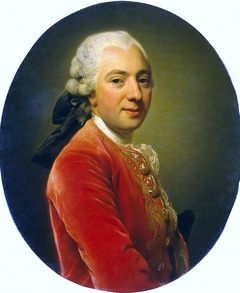 Portrait of a Man Wearing a Red Caftan by Alexander Roslin