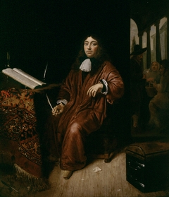 Portrait of a scribe by Cornelis de Man