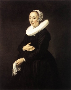 Portrait of a woman, possibly Cornelia van der Meer by Frans Hals