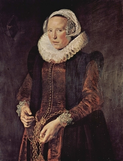 Portrait of a Woman Standing by Frans Hals