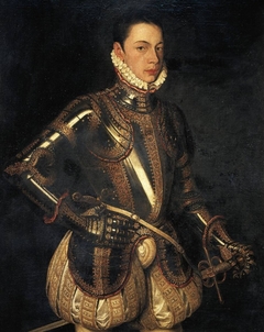 Portrait of Alessandro Farnese by Alonso Sánchez Coello