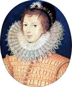 Portrait of an unknown youth in yellow by Nicholas Hilliard