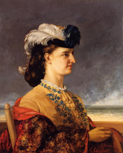 Portrait of Countess Karoly by Gustave Courbet