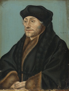 Portrait of Desiderius Erasmus by Lucas Cranach the Elder