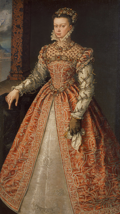 Portrait of Elisabeth of Valois (1545-1568), Queen of Spain by Alonso Sánchez Coello