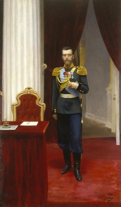 "Portrait of Emperor Nicholas II" by Ilya Repin