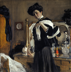 Portrait of Henriette Girshman by Valentin Serov