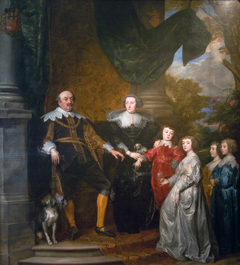 Portrait of John, Count of Nassau-Siegen with his family by Anthony van Dyck