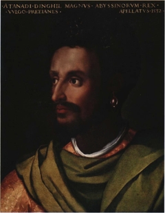 Portrait of Lebnä-Dengel by Cristofano dell'Altissimo